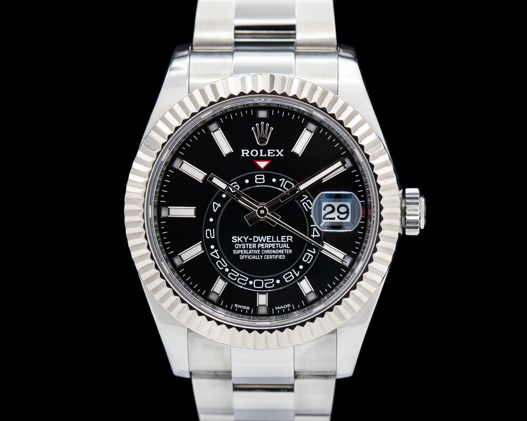 Rolex Sky Dweller 326934 Steel Black Dial