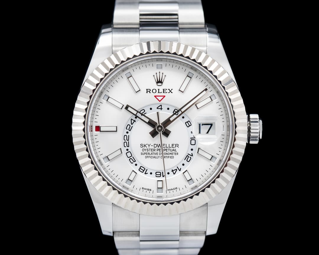 Rolex Sky-Dweller 326934 Steel White Dial SS