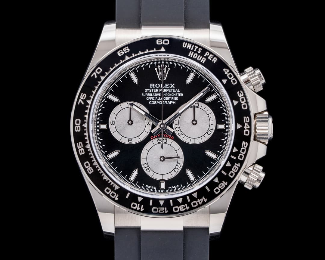 Rolex Daytona 126519 18K White Gold Ceramic Oysterflex Black NEW MODEL UNWORN