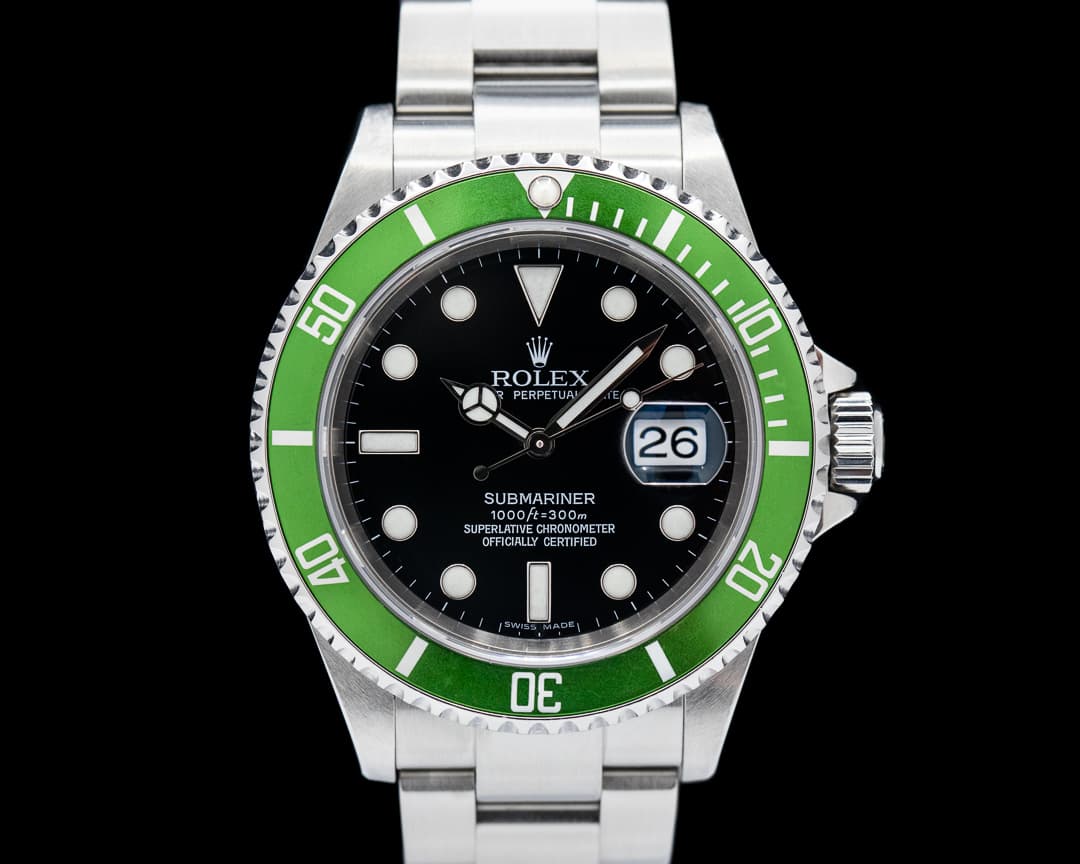 Rolex Submariner 50th Anniversary "Kermit" SS Green Bezel