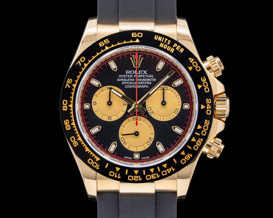Rolex Daytona 116518LN Black Dial 18K Yellow Gold