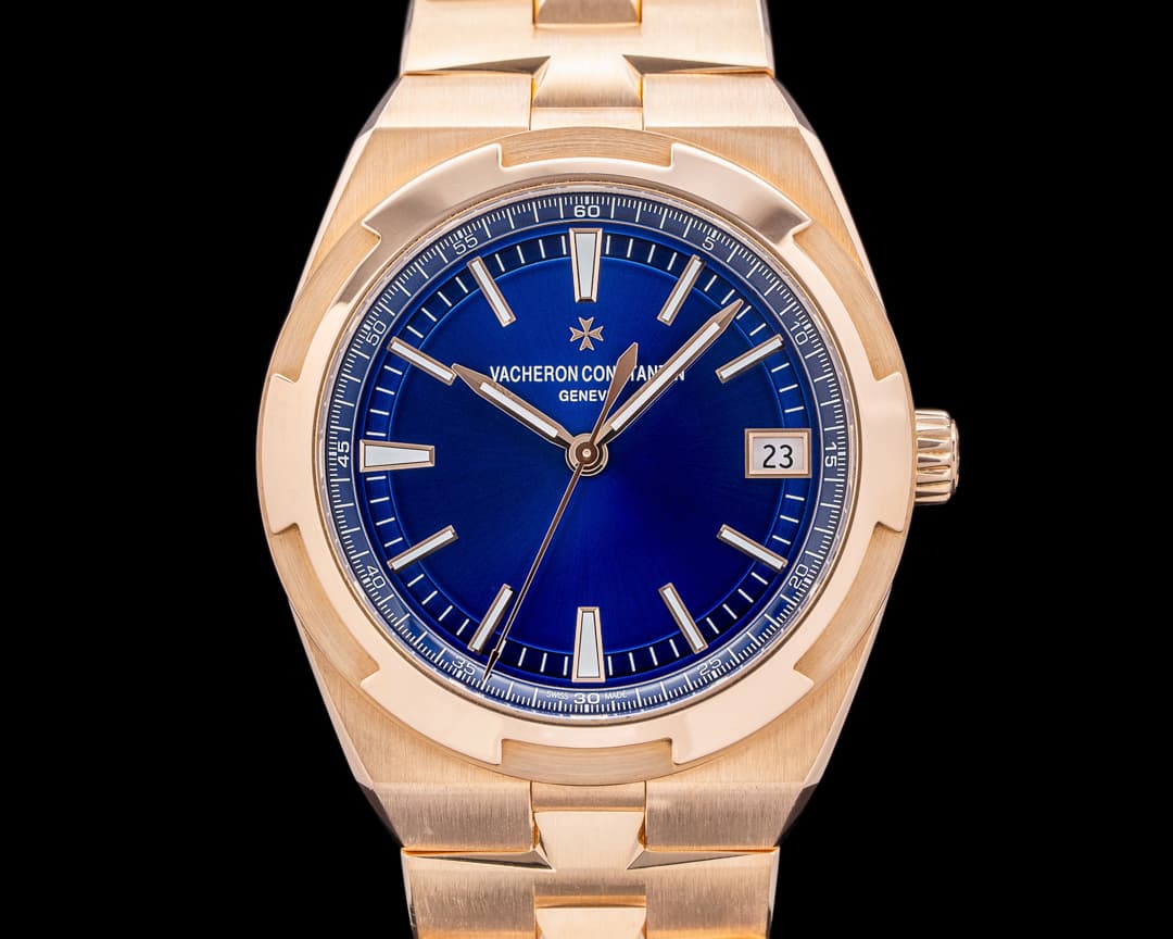 Vacheron Constantin Overseas 4500V/110R Automatic 41mm Blue Dial Rose Gold