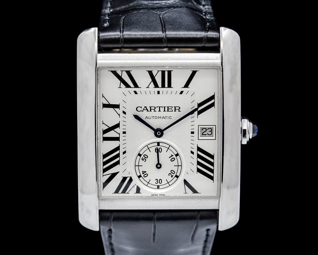 Cartier Tank MC Silver Dial SS Automatic