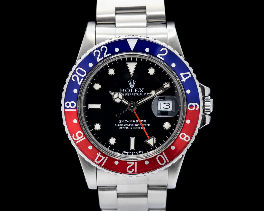Rolex GMT Master 16750 SS Pepsi Bezel c. 1988