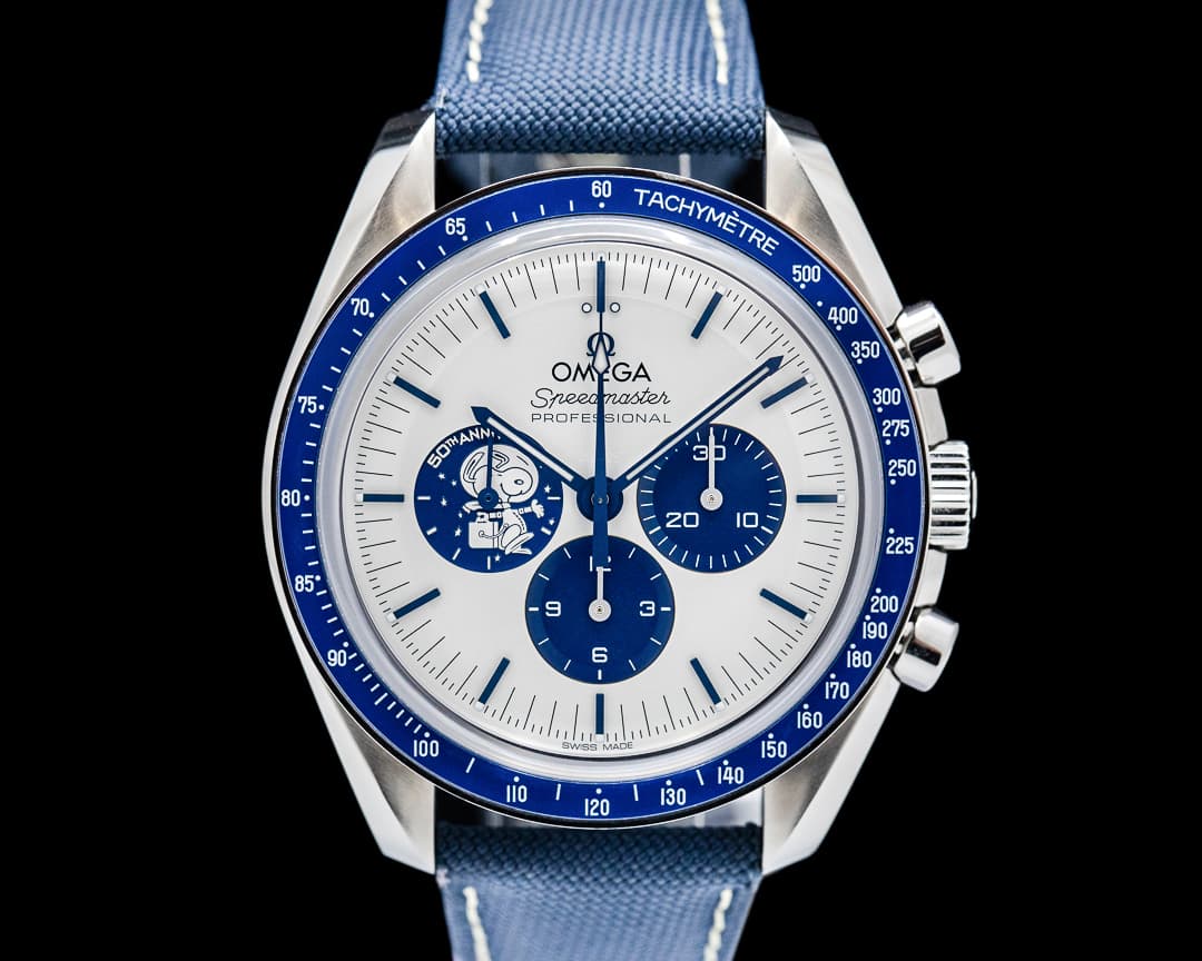 Omega Speedmaster Silver Snoopy Award 50th Anniversary