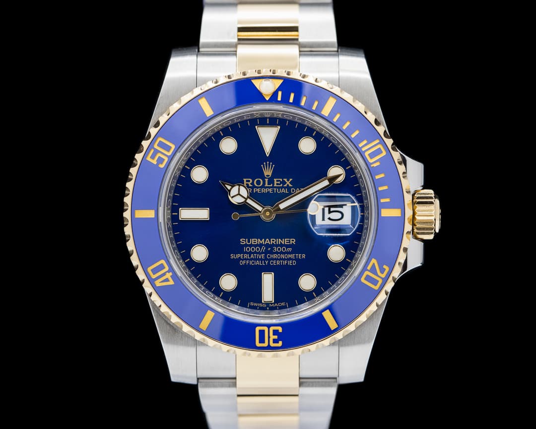 Rolex Submariner 116613LB Ceramic Blue Dial 18K / SS