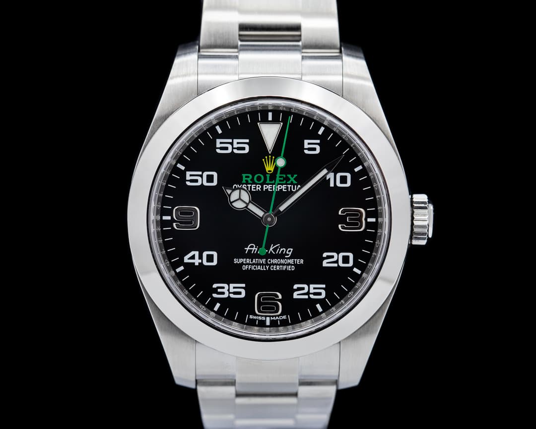 Rolex Air King Black Dial SS