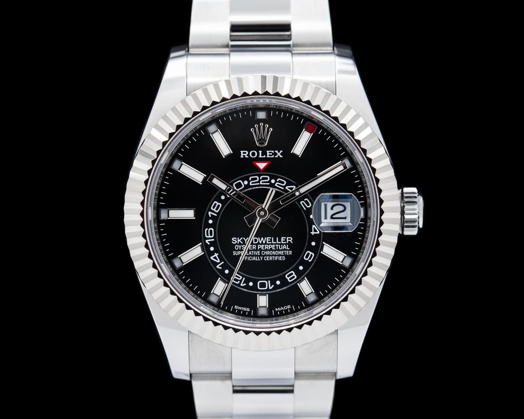 Rolex Sky Dweller 326934 Steel Black Dial