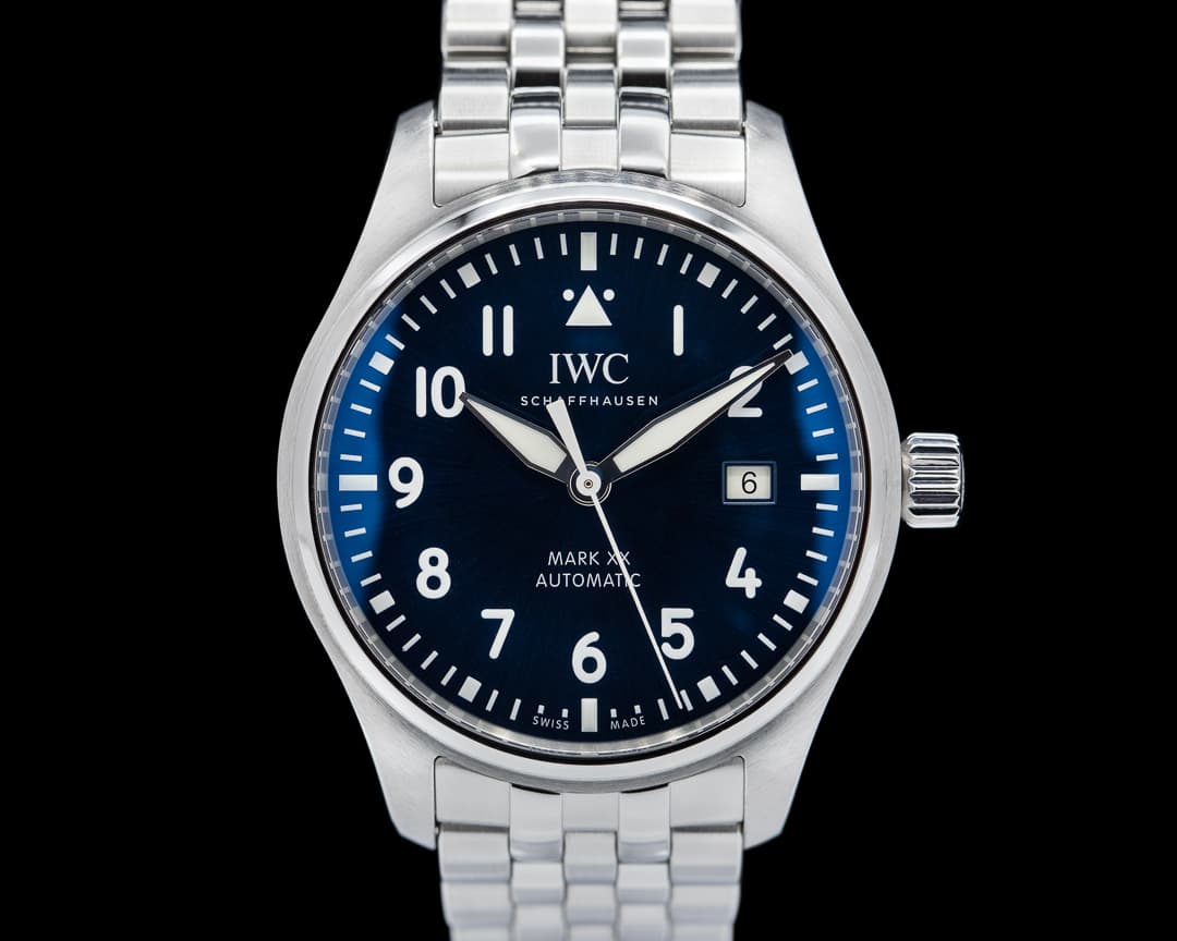 IWC Mark XX SS Bracelet Blue Dial