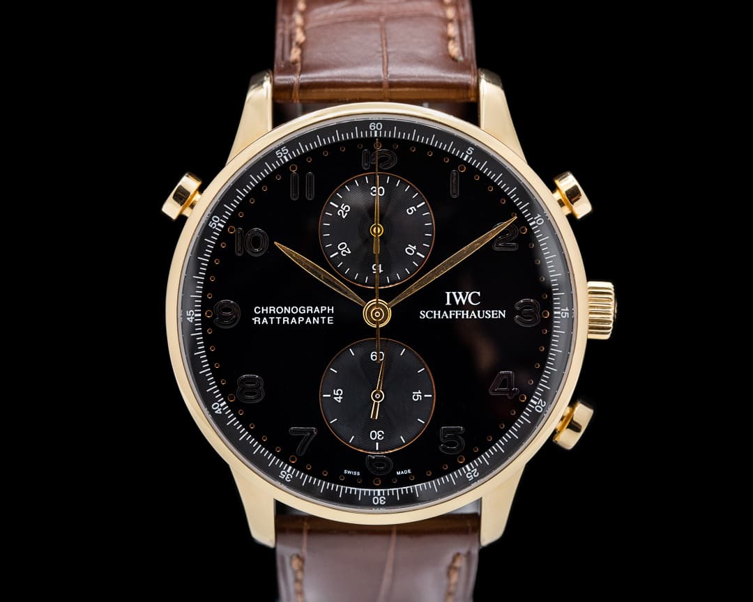 IWC Portuguese Chronograph Split Second 18K Rose Gold