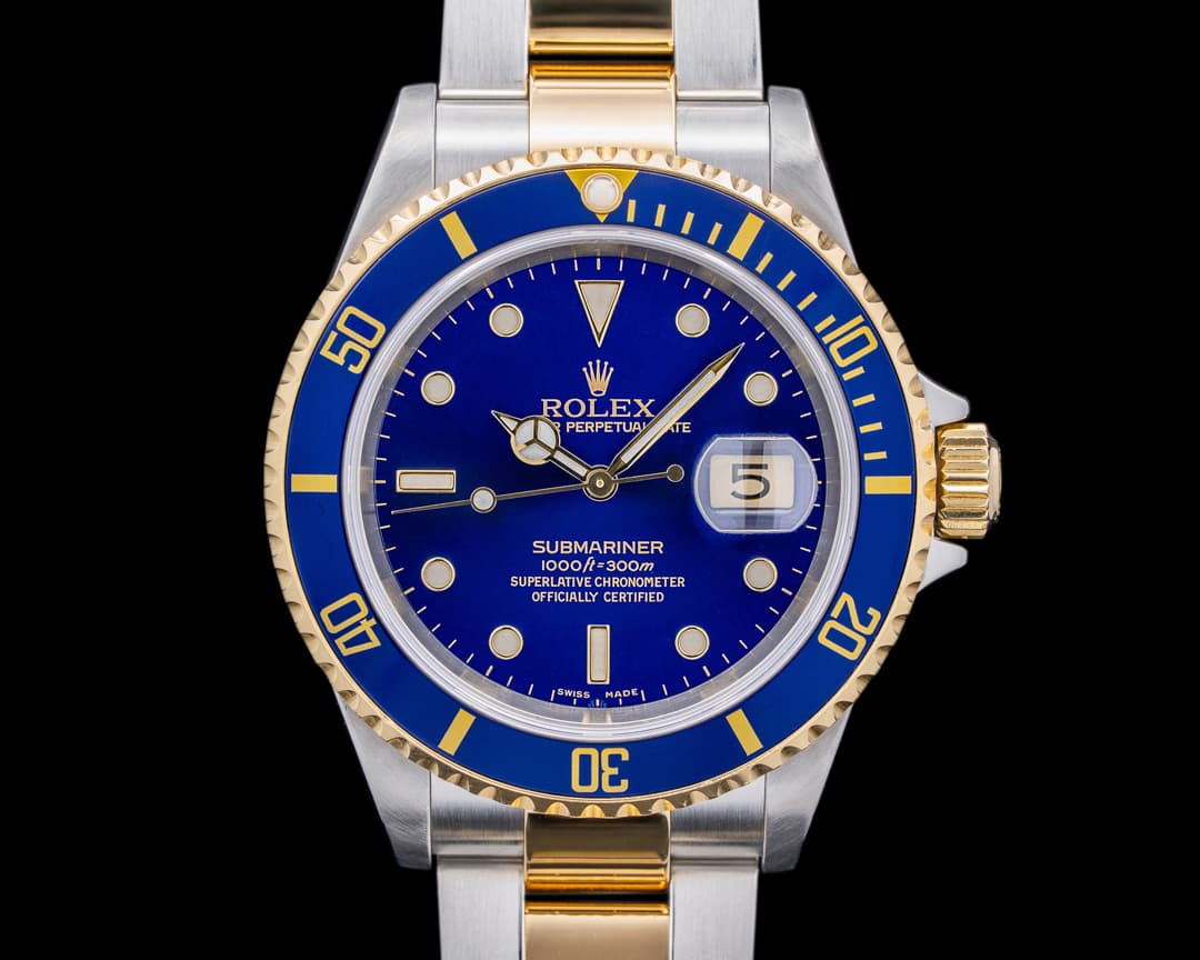 Rolex Submariner 16613 Blue Dial SS / 18K