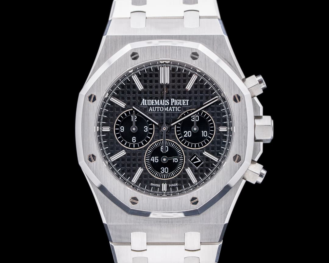 Audemars Piguet Royal Oak Chronograph Black Dial SS 41MM