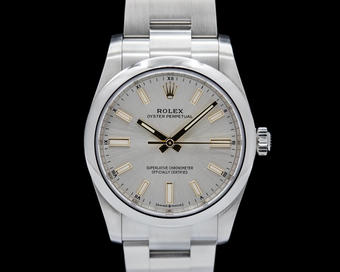 Rolex Oyster Perpetual 124200 34mm SS / Silver Dial 2020