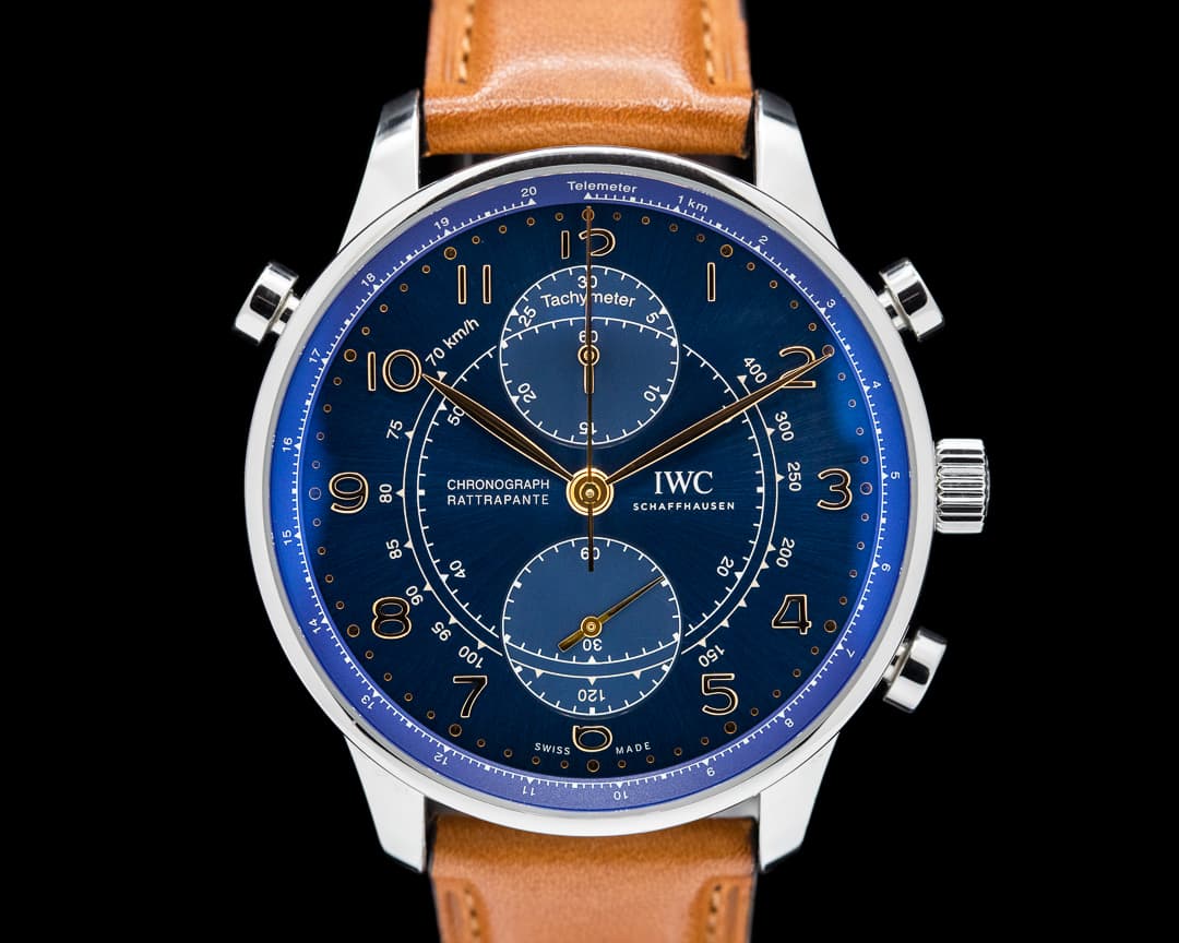 IWC Portuguese Chronograph Rattrapante SS Milano Boutique LIMITED