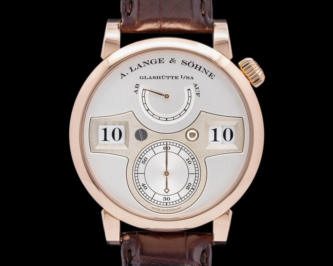 A. Lange and Sohne Zeitwerk 140.032 18K Rose Gold