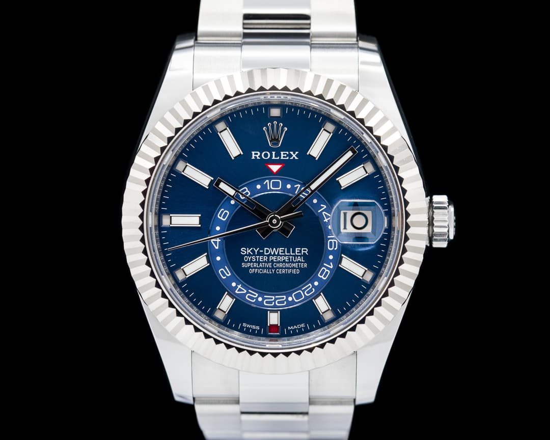 Rolex Sky Dweller Stainless Steel Blue Dial / Oyster Bracelet