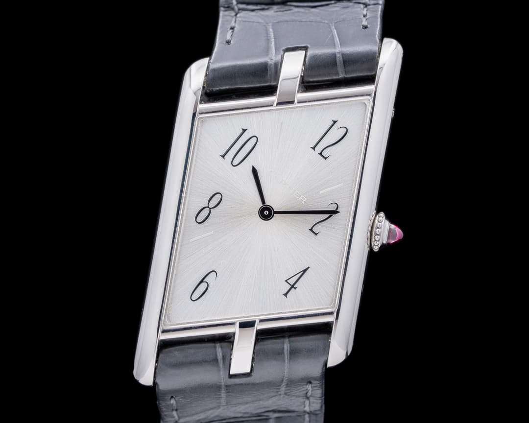 Cartier Privee Collection Tank Asymetrique WGTA0042 Platinum
