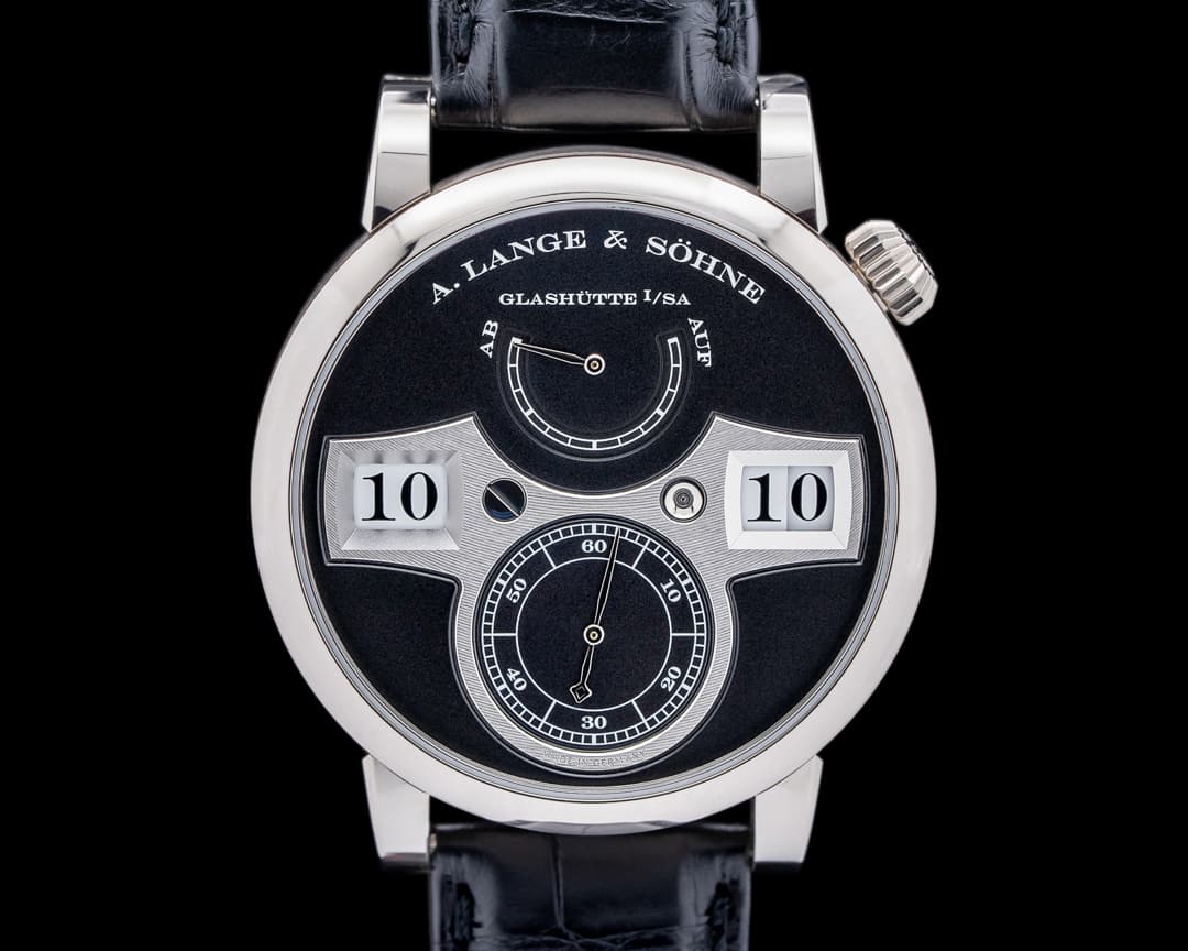 A. Lange and Sohne Zeitwerk 140.029 18K White Gold