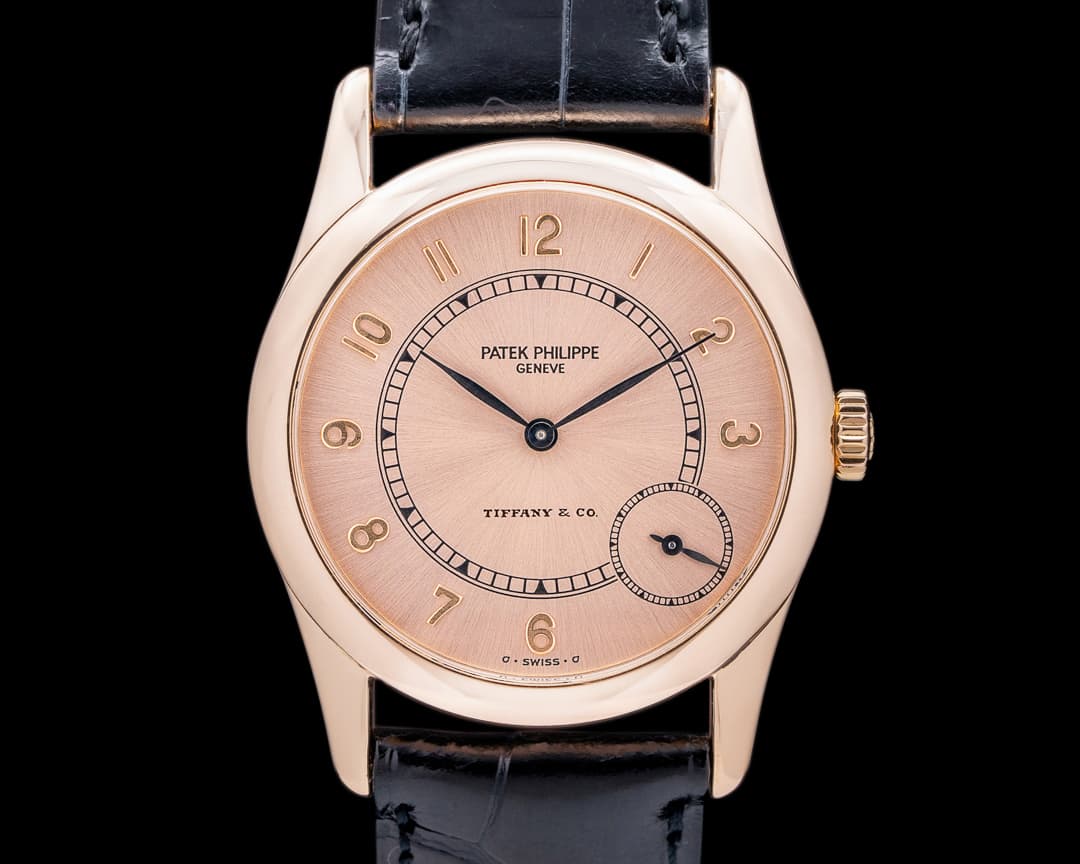 Patek Philippe Calatrava Automatic 18K Rose Gold / Pink Tiffany Dial