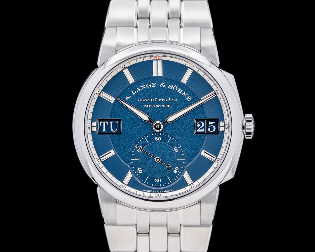 A. Lange and Sohne Odysseus 363.179 Stainless Steel Blue Dial UNWORN/STICKERED