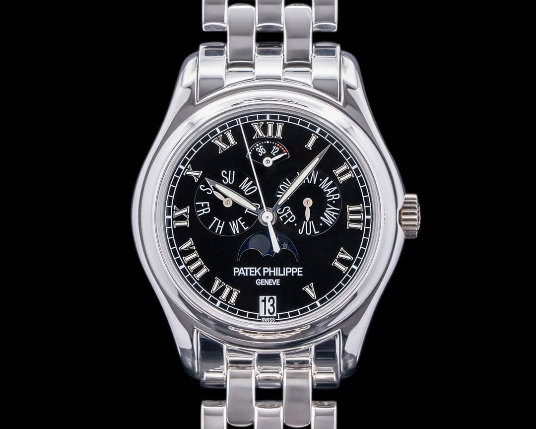 Patek Philippe Annual Calendar 5036/1G 18K White Gold / BLACK DIAL RARE
