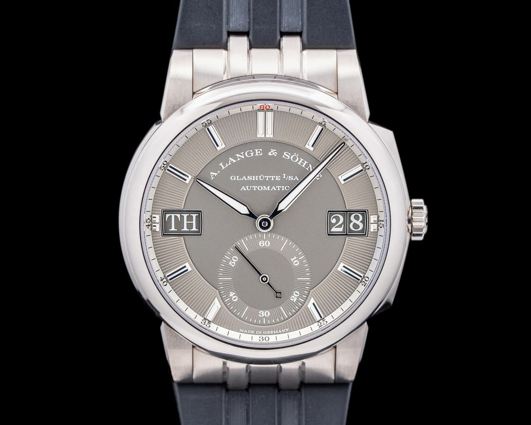 A. Lange and Sohne Odysseus 363.068 18K White Gold Grey Dial / Rubber