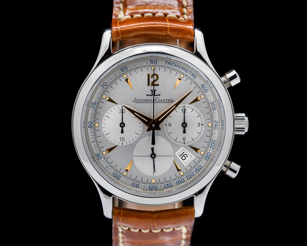 Jaeger LeCoultre Master Control MechaQuartz Chronograph Silver Dial