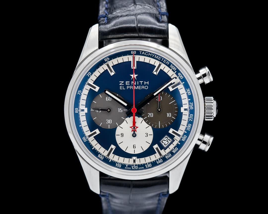 Zenith El Primero Chronograph Tri Color SS 36,000VpH