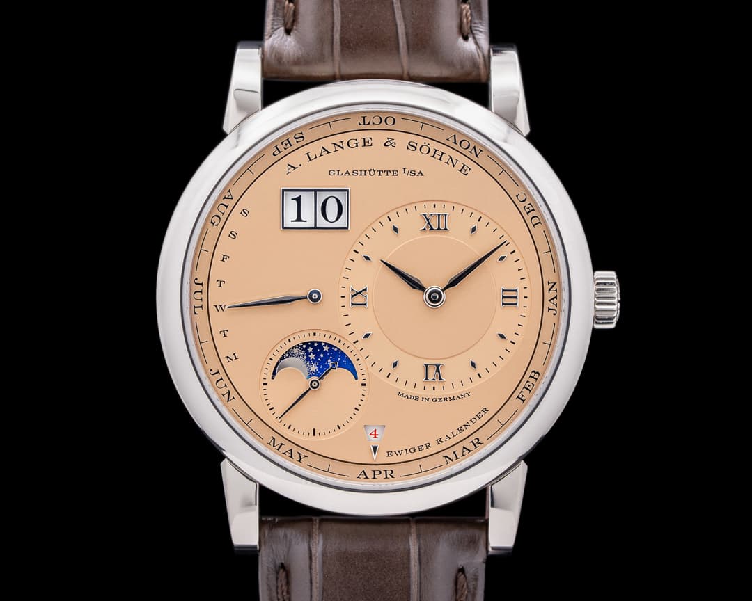A. Lange and Sohne Lange 1 Perpetual Calendar 345.056 18k White Gold LIMITED