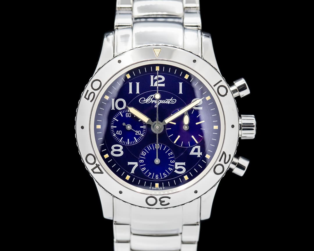 Breguet Type XX 3807 Aeronavale SS Blue Dial LIMITED