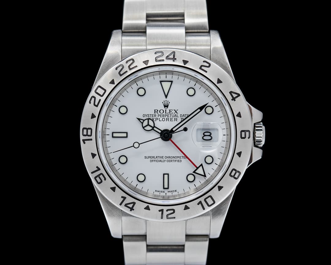 Rolex Explorer II SS White Dial 16570