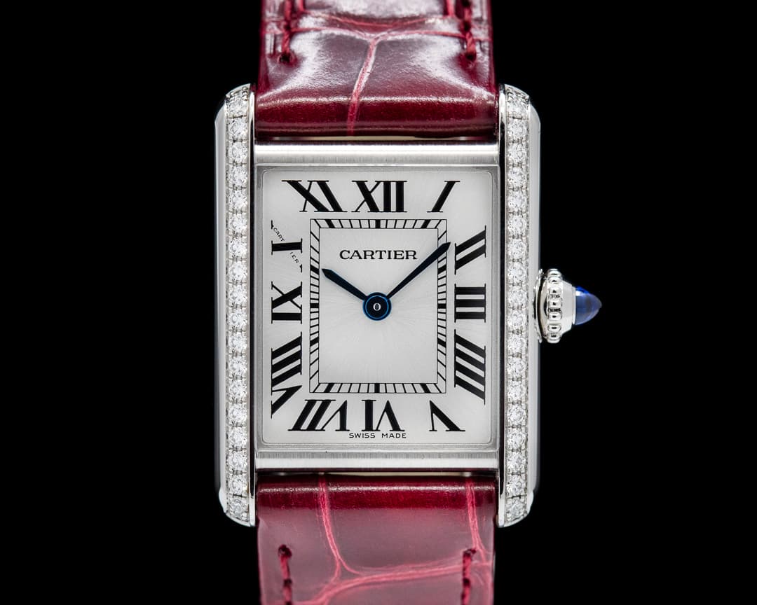 Cartier Tank Must Steel / Diamonds