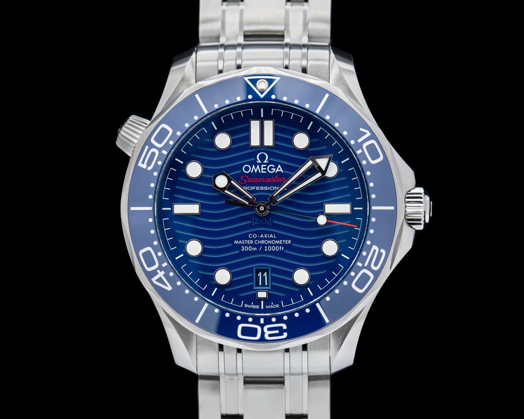 Omega Seamaster Diver 300M SS Blue Dial 42MM