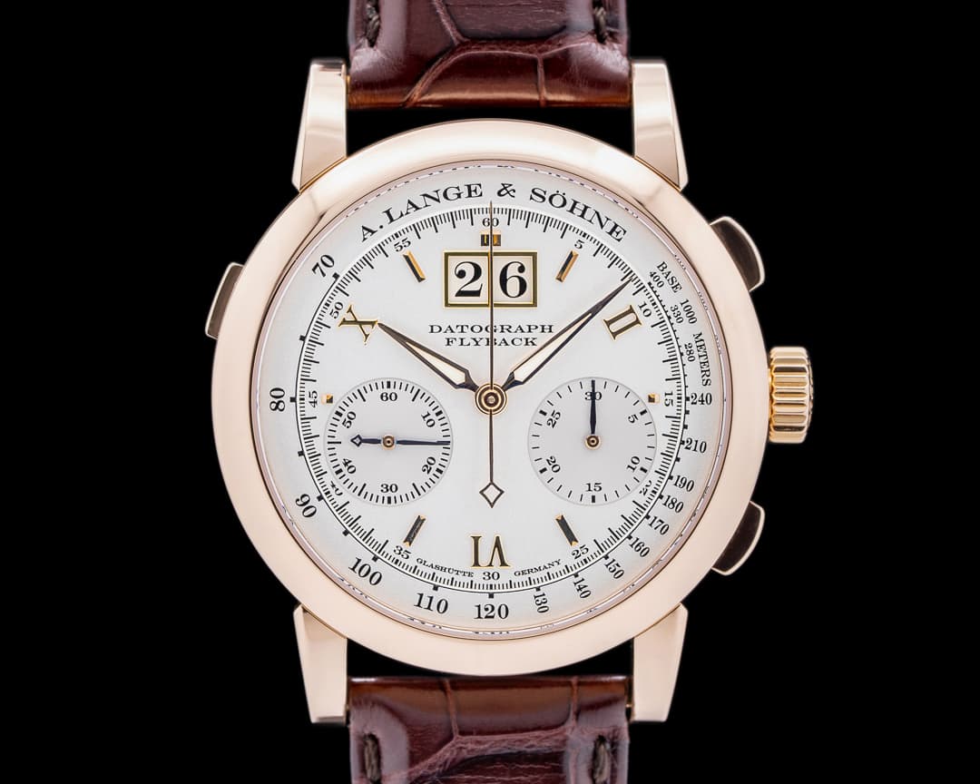 A. Lange and Sohne Datograph 403.032 Flyback 18K Rose Gold