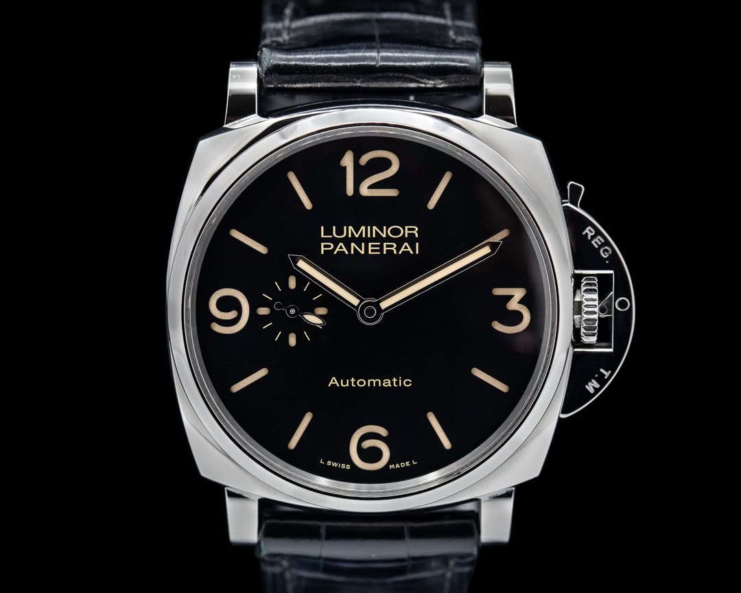 Panerai Luminor Due 45mm 3 Days Automatic Black Dial