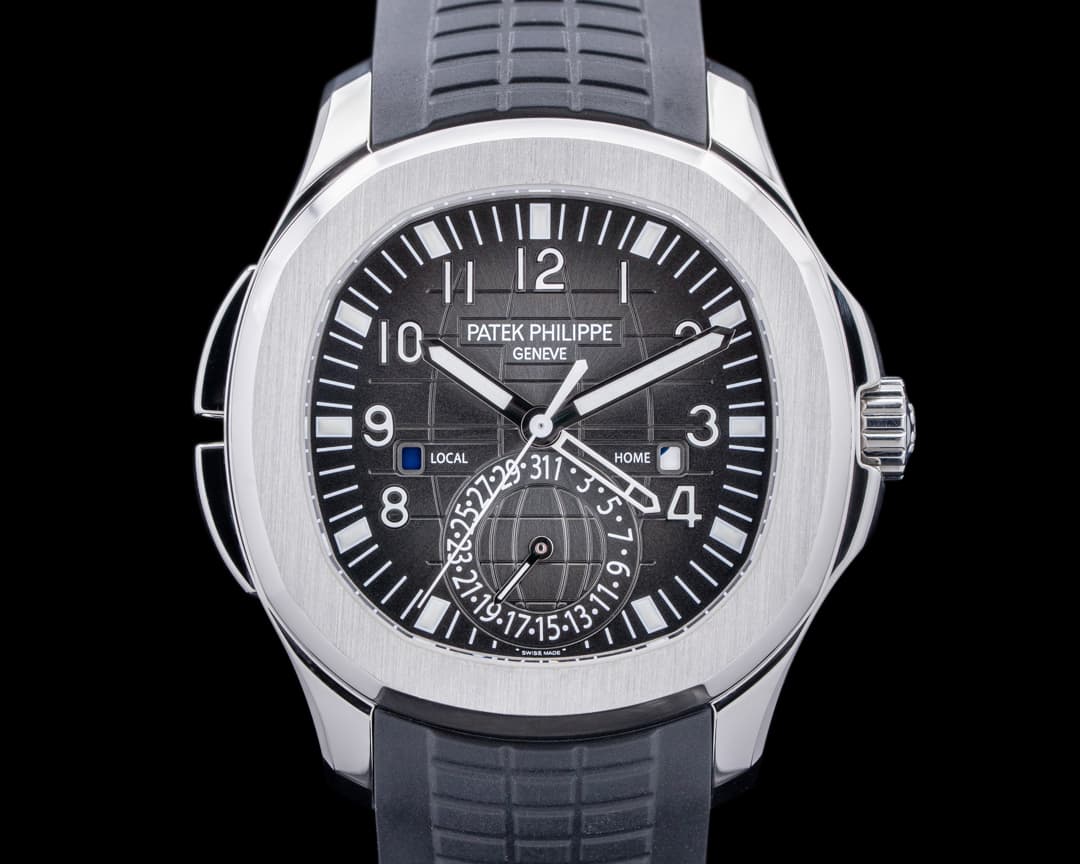 Patek Philippe Aquanaut 5164A Travel Time SS / Rubber