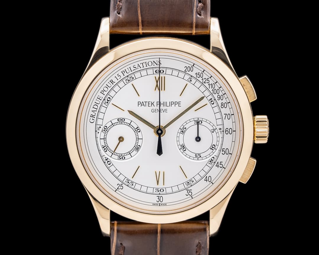 Patek Philippe Chronograph 5170J 18K Yellow Gold Pulsation Dial