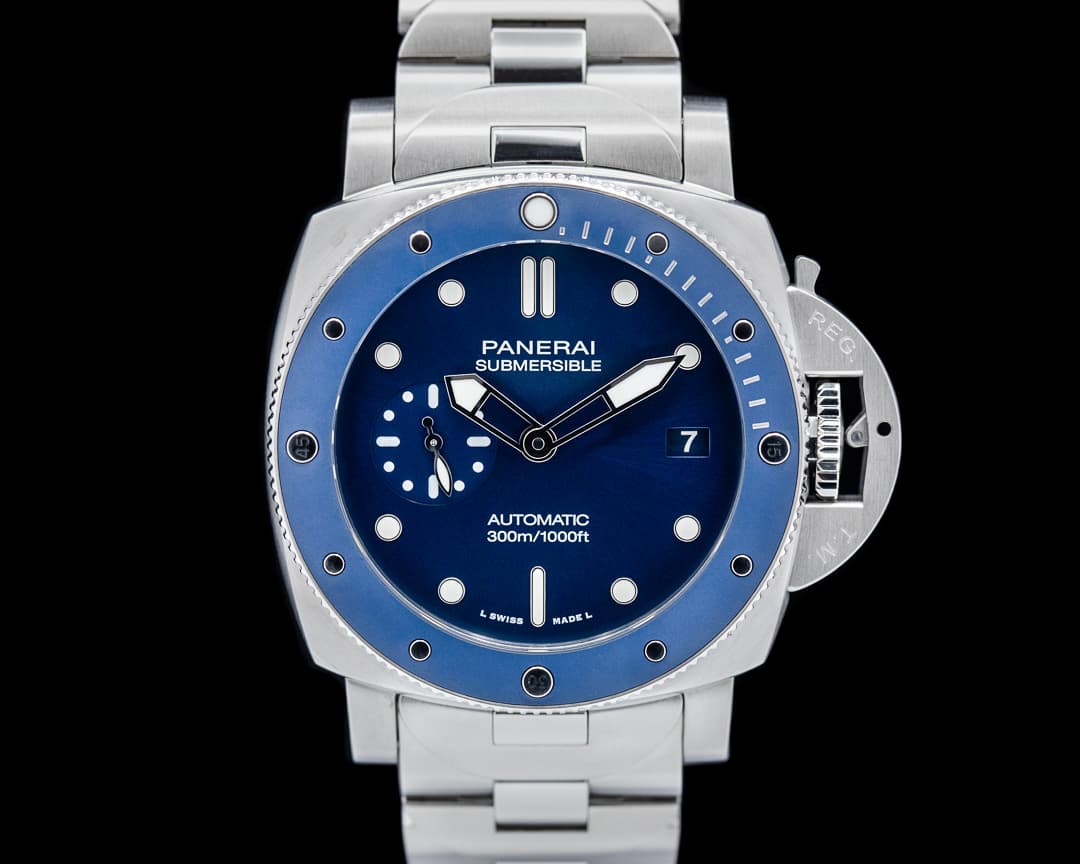 Panerai Luminor Submersible SS Blu Notte Blue Dial
