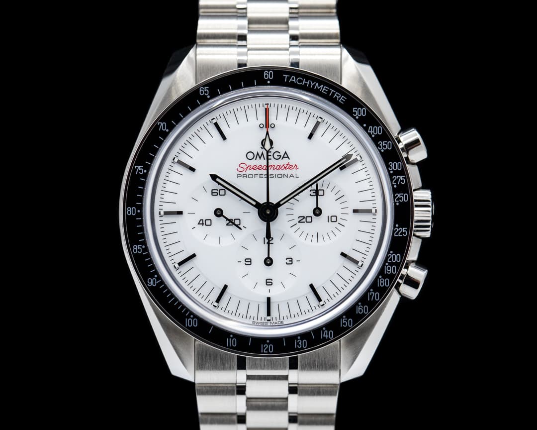 Omega Speedmaster Professional Sapphire Sandwich White Dial NEW MODEL 2024