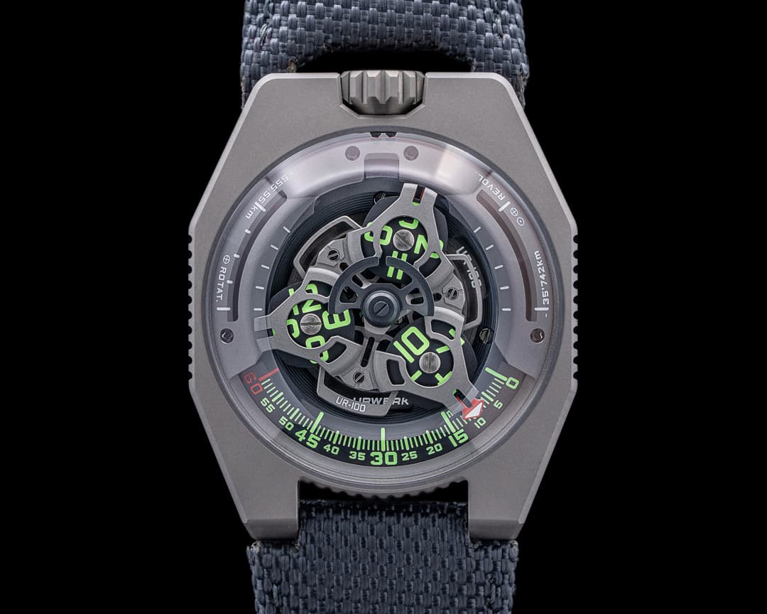 URWERK UR-100 SpaceTime Gunmetal LIMITED TO 25 PIECES