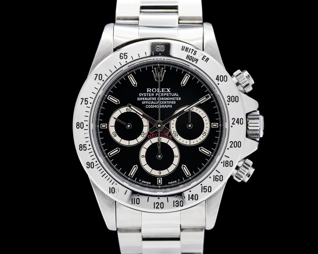 Rolex Zenith Daytona 16520 Black Dial SS c. 1993