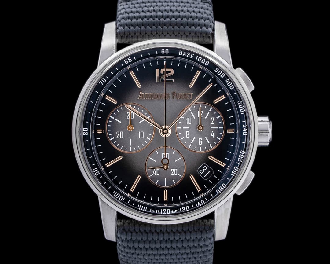 Audemars Piguet Code 11:59 Chronograph 18k White Gold/Rose Gold Smoked Grey Dial