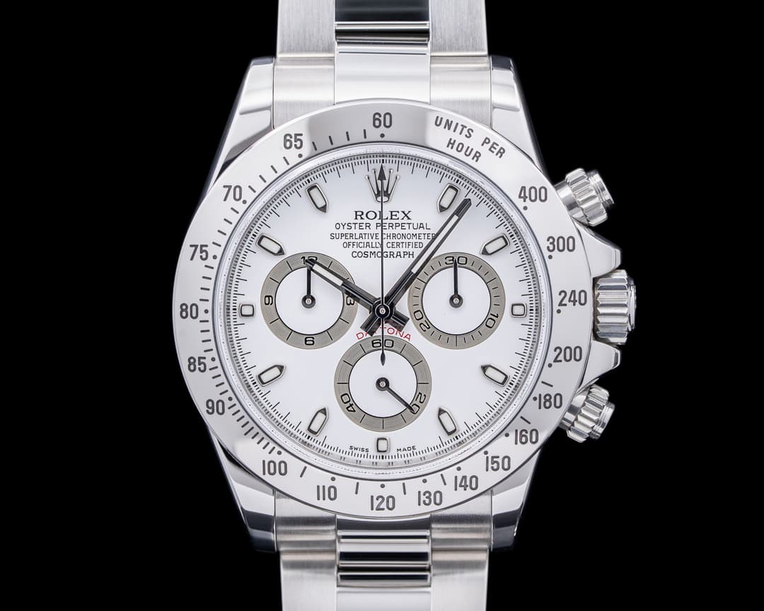 Rolex Daytona 116520 White Dial SS FULL SET