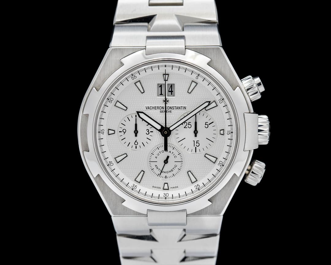 Vacheron Constantin Overseas Chronograph White Dial SS