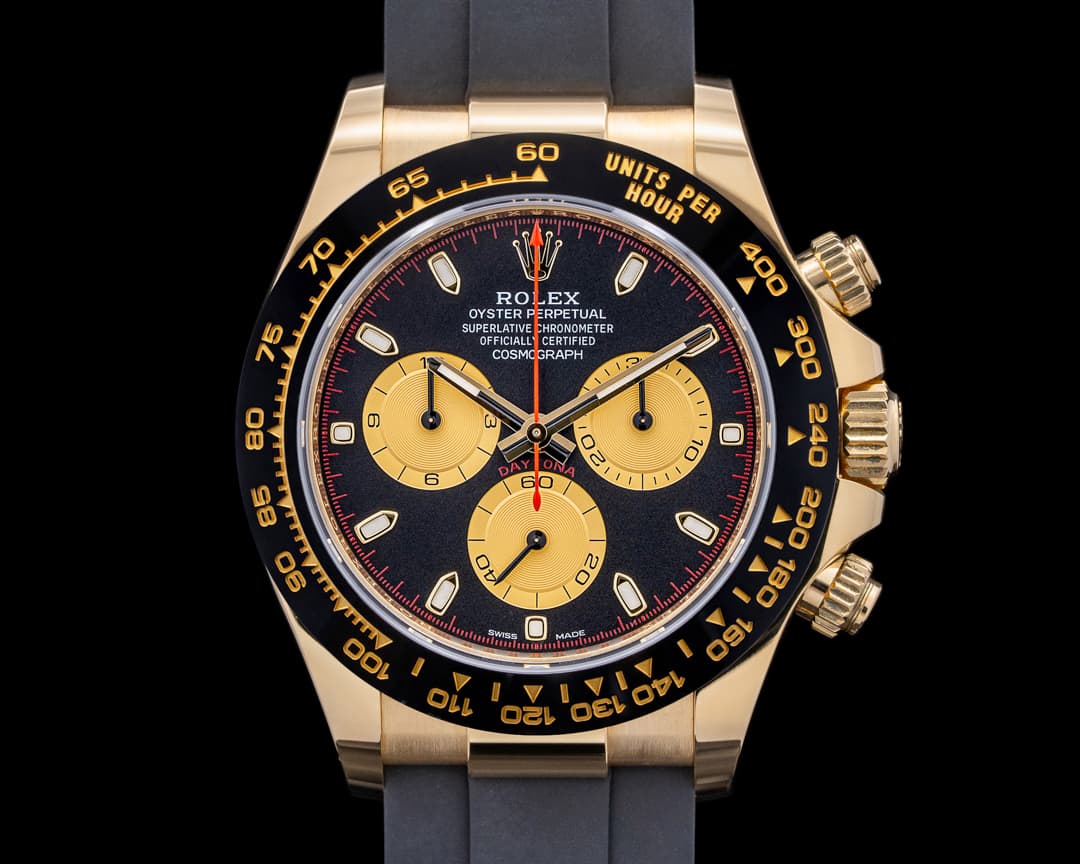 Rolex Daytona 116518LN Black Dial "Paul Newman" 18K Yellow Gold