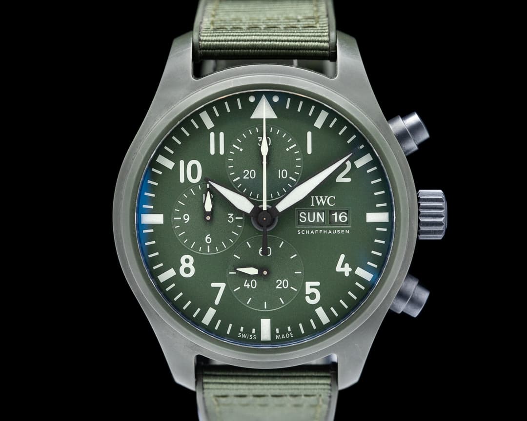 IWC Pilots Chronograph IW389106 Top Gun Woodland Edition