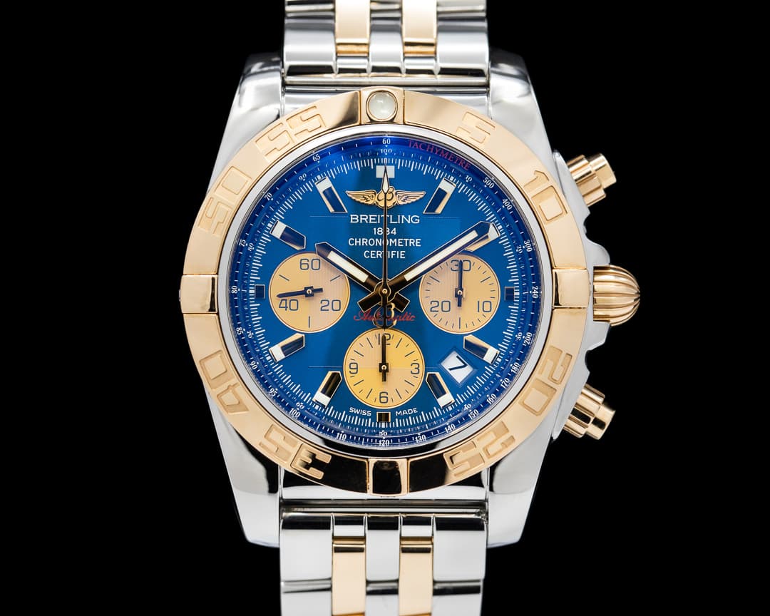 Breitling Chronomat B01 18k YG / SS