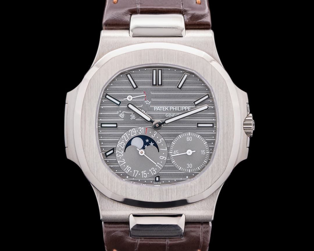 Patek Philippe Nautilus 5712G Power Reserve Moonphase 18K White Gold 2021