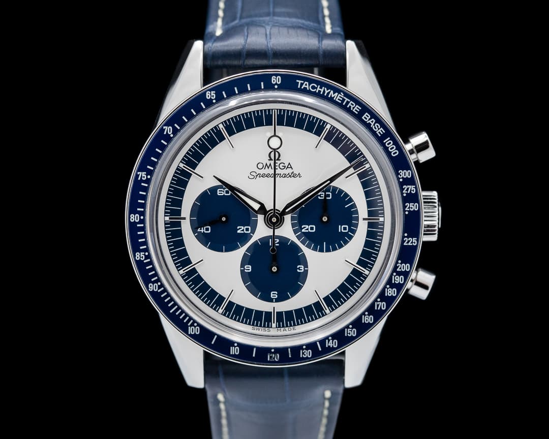 Omega Speedmaster CK 2998 Silver / Blue Dial LIMITED