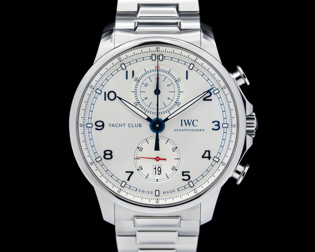 IWC Portuguese Yacht Club Flyback SS / SS silver Dial